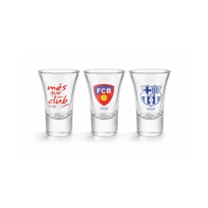 FC Barcelona shotglass 50 ml (3 stk) – lisensiert sett