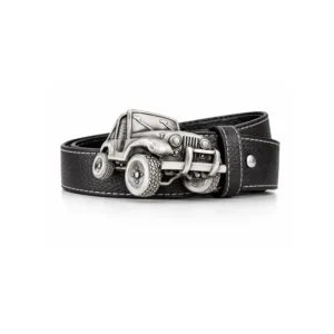 Jeep beltespenne – sølv