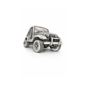 Jeep beltespenne – sølv