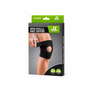Knestøtte med Åpen Patella – Justerbar Knebandasje