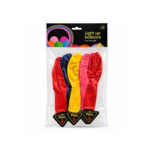LED ballonger assorterte farger – 5 stk