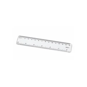 Linjal 15 cm – Gjennomsiktig plast