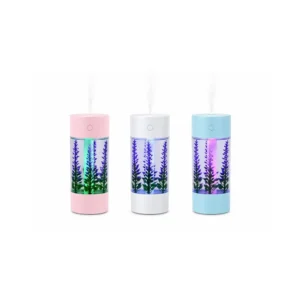 Luftfukter med LED & Lavendel Design 360 ml (flere farger)