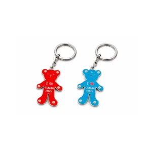 Nøkkelring bamse “I Love Cumar Italy”