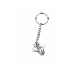 Nøkkelring fly metall