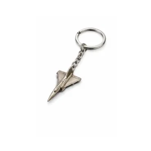 Nøkkelring jagerfly metall