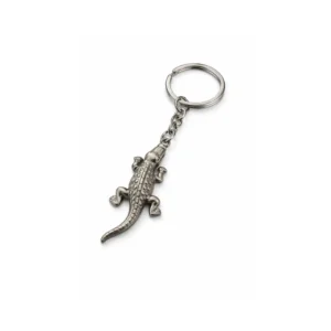 Nøkkelring krokodille metall