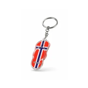 Nøkkelring Norgeflagg / sandal design