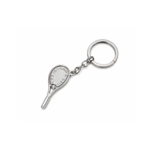 nokkelring-tennisracket-metall