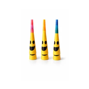Party fløyter 6 stk – Smiley design