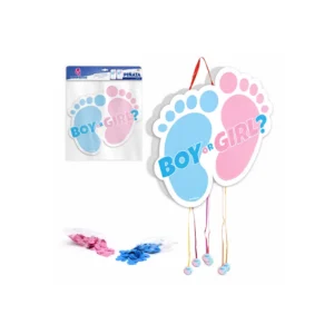 Piñata Boy or Girl føtter med konfetti