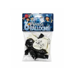 Piratballonger 6 stk