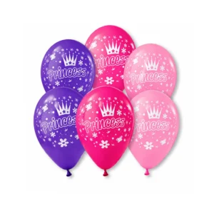 Prinsesse ballonger 6 stk