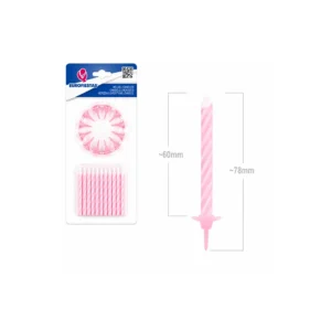 Rosa kakelys 24 stk