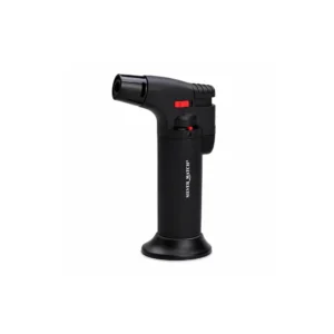 Silver Match torch lighter – blå flamme Svart
