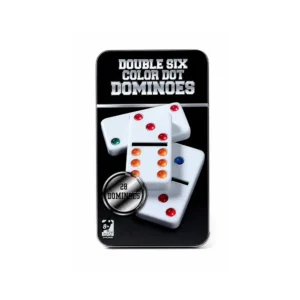 Domino spill sett double six – 28 brikker