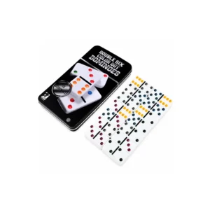 Domino spill sett double six – 28 brikker
