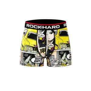 Rockhard boxer for menn – comic street – størrelse M