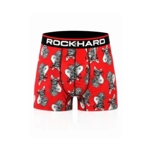 Rockhard boxer for menn – sebra design – størrelse L