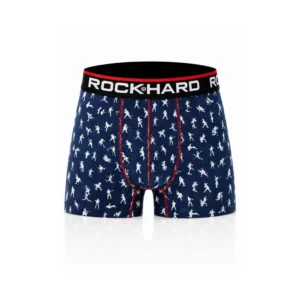 Rockhard boxer for menn – Sport Silhouette blå – størrelse M