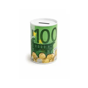 Sparebøsse i metall – 100 euro design