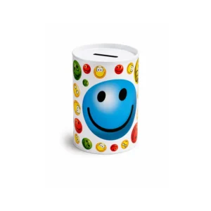 Sparebøsse i metall – Emoji design