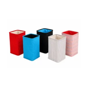 Sammenleggbar skittentøyskurv i bomull 55 x 30 cm (flere farger)