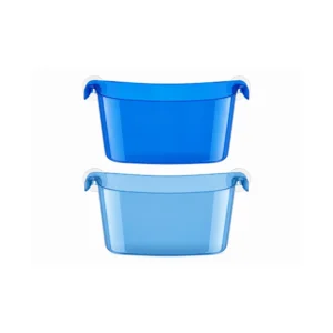 Dusjkurv med sugekopper – Oppbevaringskurv 34 cm (flere farger)
