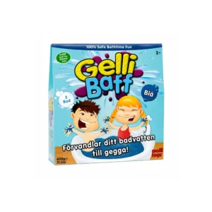 Gelli Baff badeslush dobbelpakke med 2 poser á 150 gram som forvandler badevann til fargerik slush, leveres i Blå