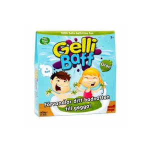 Gelli Baff badeslush dobbelpakke med 2 poser á 150 gram som forvandler badevann til fargerik slush, leveres i Grønn
