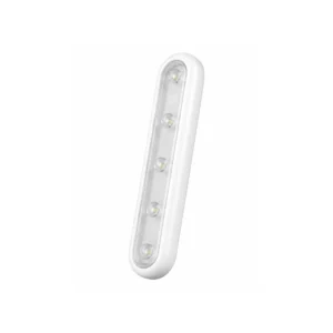 LED trykklys med 5 LED-pærer og varmhvitt lys.