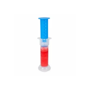 Toalettgelé-dispenser med jordbærduft og 6 rengjørende geléstempler.