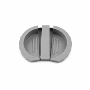 Grå flisavstandskiler 2–10 mm i 30-pakning