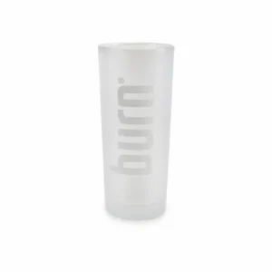 Frostet Burn drikkeglass med logo 28 cl
