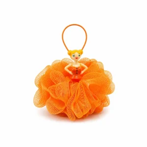 Pylones dusjsvamp med damefigur i oransje
