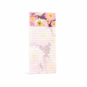 Magnetisk notatblokk Blomster