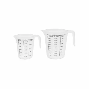 Målekanne med håndtak i 600 ml og 1 liter