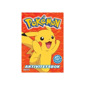 Pokémon aktivitetsbok med oppgaver, labyrinter, gåter og fargeleggingssider med Ash, Pikachu og andre kjente Pokémon