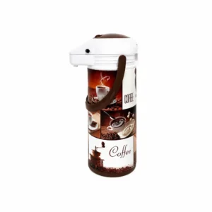 Termosdispenser med pumpe 1,9 liter med kaffemotiv