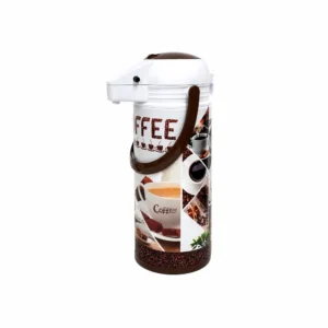 Pumpetermos 1,9 liter med dekorativt kaffemotiv