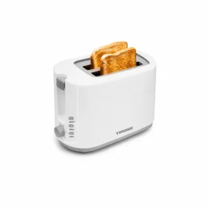 Tiross TS1372 hvit brødrister 750W med plass til 2 brødskiver