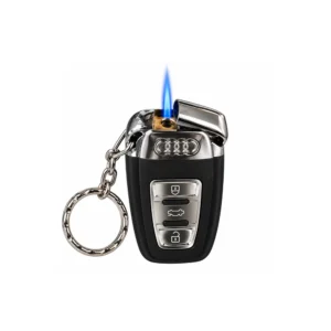 Audi nøkkel-stormlighter med blå jetflamme