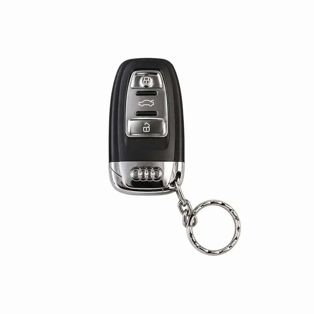 Audi nøkkel-stormlighter med LED-lys og nøkkelring
