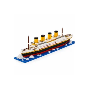 Cruiseskip byggesett med 2188 deler ferdig bygget