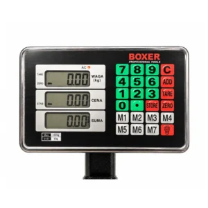 LCD-display på digital plattformvekt 150kg