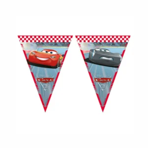 Disney Biler flaggirlander 230cm