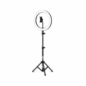 LED ringlys 30 cm med stativ og mobilholder