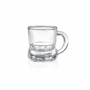 Mini shotglass med hank 28 ml i klart glass