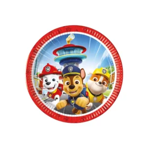 Paw Patrol papptallerkener 6pk – 19,5cm