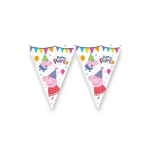 Peppa Gris Peppa’s Party flaggirlander 3m
